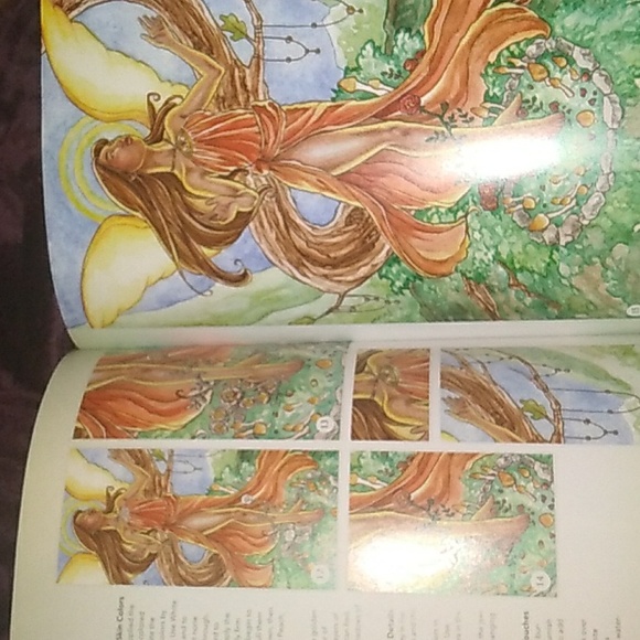 πΌπΌ Angelic Visions WATERCOLOR INK COLORED PENCIL Drawings Art BOOK - Picture 11 of 15